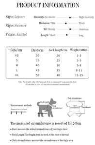 Factory Wholesale Cute Solid <b>Dog</b> Winter Warm Pullover Sweater Jumper Eco-Friendly <b>Dog</b> Clothing - Product Image 5