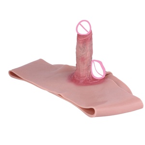 Vente en gros NNSX Boxers super doux avec godemiché réaliste creux, manchon d'agrandissement de pénis à sangle pour homme, jouets sexuels pour couples - Product Image 5