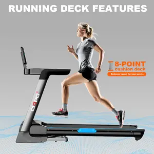 CIAPO M5 Blue Tooth USB MP3 White Color Electric Incline DC Motor LED Screen Treadmill