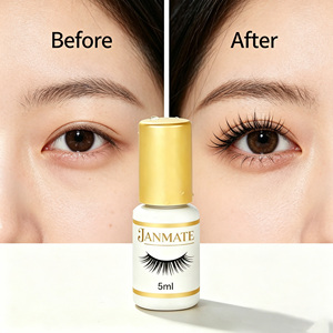 Colle à cils noire à séchage rapide en 1 seconde pour extensions de cils, vente en gros d'usine, logo personnalisé, prix de gros pour colle à cils professionnelle - Product Image 4