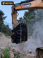 Nuevas Cucharas Trituradoras Motek con Súper Fuerza de Trituración y Cuerpo de Acero de Alta Resistencia para Excavadoras de 20-25 Toneladas Modelo MTC200