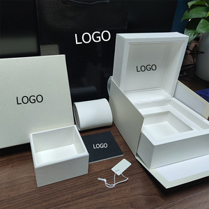กล่องนาฬิกาไม้สีขาวแบบช่องเดียว พร้อมส่งจากโรงงาน รับทำโลโก้แบรนด์ กล่องของขวัญบรรจุภัณฑ์นาฬิกา รับผลิตแบบ OEM ODM MOQ ต่ำ - Product Image 4