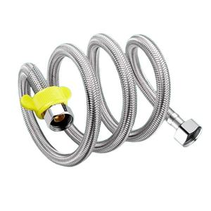 Tuyau <span class=keywords><strong>flexible</strong></span> tressé pour <span class=keywords><strong>raccordement</strong></span> d'arrivée d'<span class=keywords><strong>eau</strong></span> du réservoir <span class=keywords><strong>de</strong></span> toilettes - Product Image 4