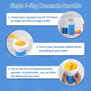 Slushie <b>Maker</b> Cup 500ML DIY Magic Slushy <b>Maker</b> Squeeze Cups Portable Smoothie Squeeze Cups for Juices Milk and Ice <b>Cream</b> Make - Product Image 3