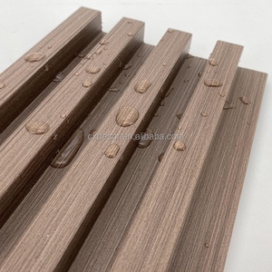 Revêtement mural moderne WPC sans formaldéhyde Plaque de grille intérieure en pin creux en plastique bambou Hôpitaux Villas Décor en <span class=keywords><strong>bois</strong></span> - Product Image 5