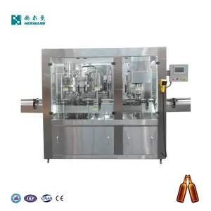 Automatique Bière Artisanale En Aluminium Machine De Cachetage De Remplissage/Canettes de Bière Ligne D'équipement