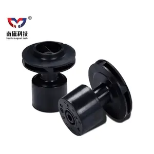 ODM/OEM产品泵零件高品质低价水泵叶轮批发高精度黑色PPS注射泵转子