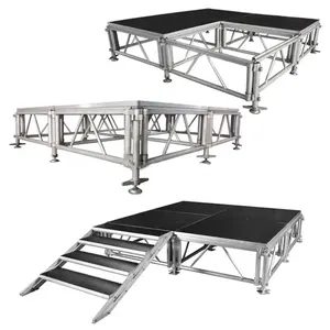 Customized folding stage platform trusses for events concert stage equipment wedding stage truss aluminum