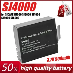 Batterie rechargeable pour caméra 3,7 V 900 mAh <span class=keywords><strong>SJ4000</strong></span> + chargeur pour caméras d'action sportives SJCAM SJ7000/SJ8000/<span class=keywords><strong>SJ4000</strong></span>/SJ5000/SJ6000/M10 - Product Image 5