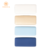 Étui à lunettes en cuir avec logo personnalisé, pochette de rangement portable pour lunettes de soleil et montures de lunettes, boîte de rangement tendance