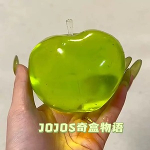Jouet Squishy Transparent Pomme Géante Rempli de Vaseline, Jouet Anti-Stress à Presser Non-Retraçable, Jouet Fidget Fruit à Presser pour Soulager le Stress - Product Image 4
