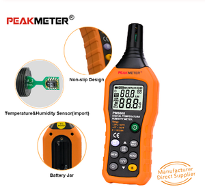 Stazione Meteorologica Digitale PEAKMETER PM6508 con Igrometro e <span class=keywords><strong>Termometro</strong></span>, Supporto OEM e ODM - Product Image 4