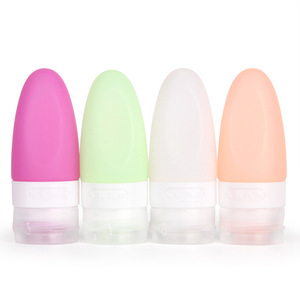 Botellas de silicona para viaje de 100 ml con etiquetas para cosméticos y artículos de aseo - Product Image 4