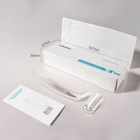 Kimairay Portable Rouleau Derma 0,25 mm à Usage Domestique avec Guide Liquide Dispositif de Soin pour la Croissance des Cheveux et de la Barbe Masseur de Cuir Chevelu
