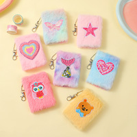Mini Cuadernos Escolares con Dibujos Animados GF para Niños, Cuadernos Kawaii para Niñas, Blocs de Notas de Bolsillo, Lindos Blocs de Notas con Llavero