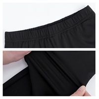 Leggings de danse en nylon noir pour filles, pantalons de gymnastique fins