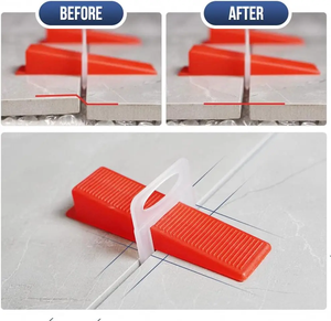 คลิปกระเบื้องส่วนประกอบการตั้งค่าที่ทนทานต่อสภาพอากาศพร้อมการวางตำแหน่งที่มั่นคงสำหรับผนัง<span class=keywords><strong>พื้น</strong></span>กลางแจ้ง - Product Image 2