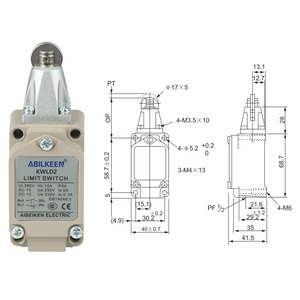 Commutatore di <span class=keywords><strong>limite</strong></span> di grado industriale 380V 10A impermeabile per sistemi di ascensori finecorsa meccanica di precisione con lunga durata - Product Image 3