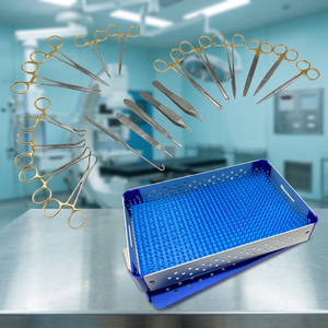 Juego de Instrumentos Quirúrgicos Ortopédicos Veterinarios para Tejidos Blandos, Manual, de Acero Inoxidable, Certificado CE Clase I, para Procedimientos en Animales Pequeños 1 - Product Image 2