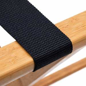 Sgabello Pieghevole in Legno di Bambù per Valigie 65x36x36 Cm, Supporto per Valigie, Organizzatore da Viaggio - Product Image 4