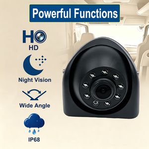 Cámara Vehicular AHD Full HD 1080P, Impermeable IP68, Cámara <span class=keywords><strong>de</strong></span> Seguridad Interior y Exterior, Cable <span class=keywords><strong>de</strong></span> Aviación <span class=keywords><strong>de</strong></span> 4 Pines para Seguros <span class=keywords><strong>de</strong></span> Flotas, OEM/ODM - Product Image 3