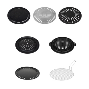 Thương mại thép không gỉ BBQ giá hai lớp Baking Pan làm mát xe đẩy cho 295mm 330mm xe nướng phụ kiện - Product Image 6