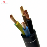 Kabel Karet Tahan Air JHS Fleksibel untuk Motor Submersible 450/750V Tahan Kelembaban dan Korosi