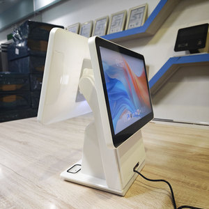 Kiosque <span class=keywords><strong>de</strong></span> commande automatique à double écran <span class=keywords><strong>de</strong></span> 15,6 pouces avec écran tactile capacitif pour restaurant - Product Image 4