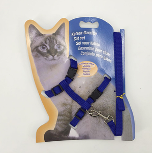 رخيصة الثمن الحيوانات الأليفة القط اللوازم بالجملة القط سلسلة I-على شكل شريط للصدر تسخير - Product Image 5