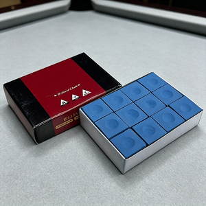 S.Q.F 12 craies de billard bleues à haute friction, carrées, pour billard américain et <span class=keywords><strong>snooker</strong></span>, qualité supérieure, non toxiques, alternative <span class=keywords><strong>Le</strong></span> Pro, antidérapantes - Product Image 6