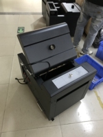 Nouvelle machine à secouer la poudre DTF automatique A3 noire avec système de rembobinage de film et chauffage pour l'impression textile sur T-shirts