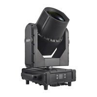 Projecteur extérieur MINI 380W Étanche Tête Mobile Ciel Faisceau Lumière Concert Scène IP65 Rotatif Tête Mobile Ciel Faisceau Projecteur