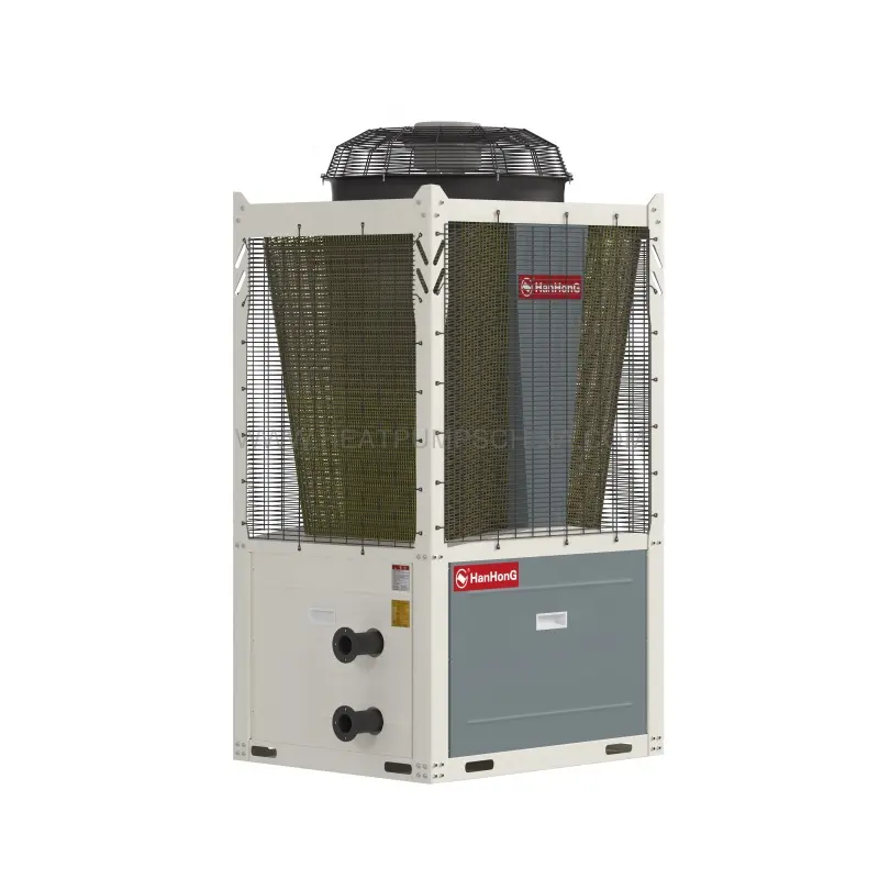 R410A pompa panas sumber udara komersial EVI ON/OFF pompa udara ke perairan pompa panas