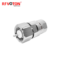 Placa RF con conector coaxial de níquel Abrazadera de enchufe macho tipo LC para cable coaxial alimentador 7/8