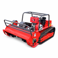 Tondeuse à gazon robotisée intelligente 24V robuste 800mm 1000mm 1200mm sans fil, moteur diesel 192cc, télécommandée