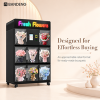 Máquina Expendedora Automática de Ramos de Flores BANDENG 6510XH 10T con Rango de Refrigeración de 4°C a 25°C para Exhibición Floral Comercial