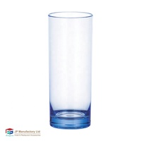 Meilleure vente Gobelet droit en polycarbonate à longue tasse en plastique de 12oz 360ml incassable Collins Glass