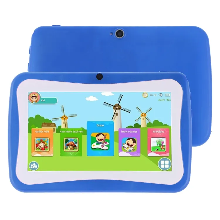 7.0 inç 1GB + 16GB WiFi TF kart fonksiyonu Android 4 Allwinner A33 dört çekirdekli 1.3GHz çocuklar eğitim Tablet PC