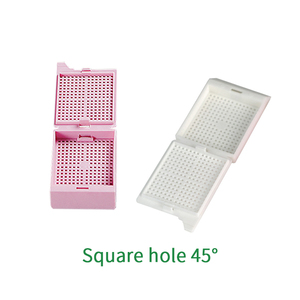 组织组织学实验室一次性工艺方孔45度不可拆卸包埋盒 - Product Image 2