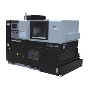 Ma25-5 דיוק גבוה ציר כפול אנכי סוג שוויצרי מחרטת Cnc להזנה אוטומטית מלאה למתכת