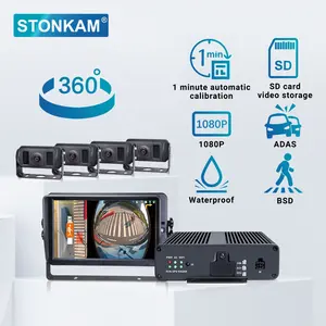 STONKAM 360 kuş göz görünümü kamera kamyon kamyon gelişmiş gözetim çözümü için BSD alarmı ile