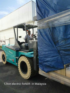 FLIFT מותג 12 טון מלגזה סוללה באופן מלא חשמלי מלגזה עם AC מנועים - Product Image 4