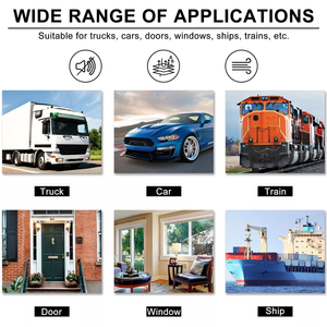 Junta de Sellado para Automóviles con Goma EPDM, <span class=keywords><strong>Protector</strong></span> de Bordes para Puertas de Automóviles/Camiones/Barcos, Compatible con Bordes de 1/16 a 2/25 Pulgadas - Product Image 5