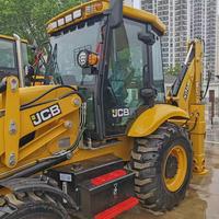 Chargeuse-pelleteuse JCB 3CX d'occasion de marque britannique, type à roues, essai disponible, matériel de construction d'occasion