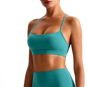 Sujetador Deportivo con Evaporación de Sudor, Cómodo, Suave, Sin Costuras, para Yoga, Resistente a Impactos, Inalámbrico, Altamente Elástico - Product Image 1