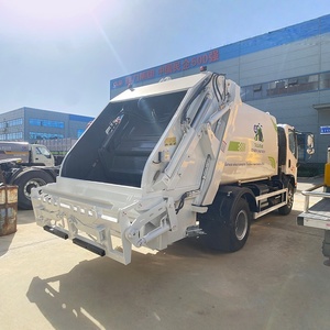 Camion compacteur de déchets Faw 4x2 pour la collecte de conteneurs, camion à ordures compactées, vente chaude en Chine - Product Image 5