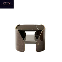 Table basse moderne personnalisée en bois massif avec lumière de luxe Senior Sense caractéristiques créatives et décoratives pour salon maison