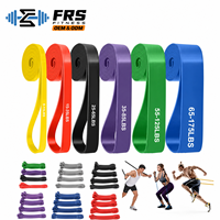 Ensemble de bandes de résistance en latex de caoutchouc robustes FRS pour tractions, étirements, entraînement à domicile, fitness et yoga