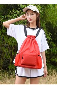 Nhà cung cấp khuyến mãi thời trang polyester không thấm nước dây kéo phòng tập thể dục Ba lô cho Unisex Thể Thao biểu tượng tùy chỉnh in 20-38l - Product Image 5