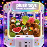Peluche Donut Sucré pour Machine à Pinces, Vente en Gros, Lots de Jouets Doux en Forme de Dessert, Récompenses d'Arcade, Recharges pour Machines à Grue pour Enfants